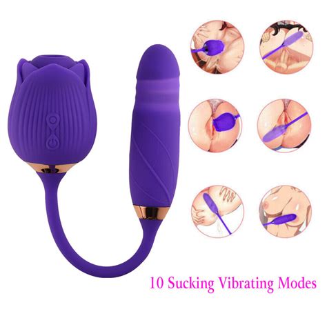 Clit G Spot Vibrator Oral Clitoris Sucking Dildo Bullet Sex Toys For