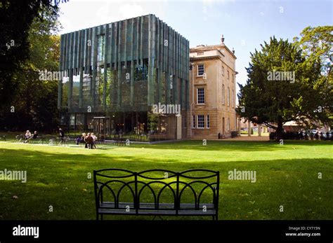 Rear gardens of Holburne Museum showing modern extension of original Georgian house Stock Photo ...