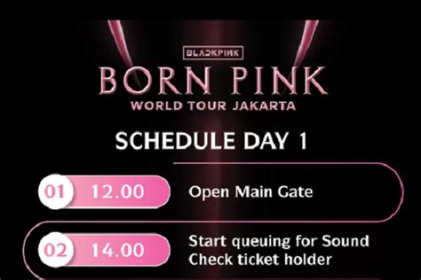 Konser Blackpink Di Jakarta Jam Berapa Hari Ini Maret Rundown