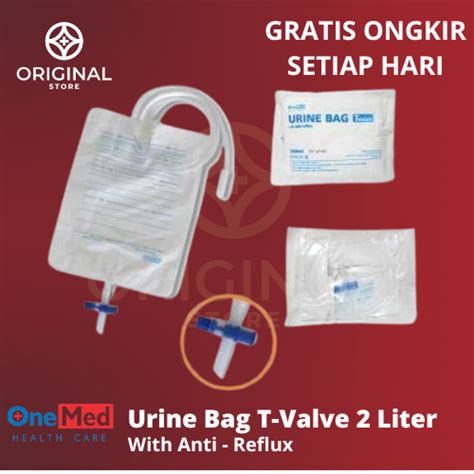 Jual Urine Bag Ml T Valve Onemed Kantong Kencing Urine Jakarta