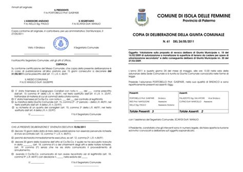 Scioglimento Consiglio Comunale Isola Pomiero Monetizzazione Aree