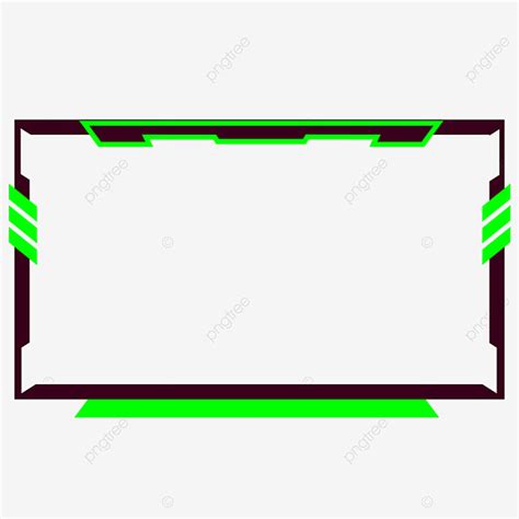 Gamers Clipart Transparent Background Green Stylis Facecam Overlays