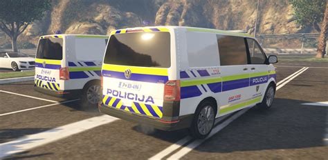 Slovenian Police Volkswagen Transporter Replace Els Template