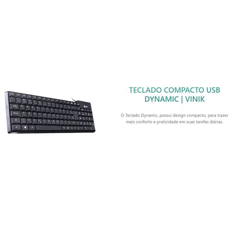 Teclado Compacto Usb Dynamic Abnt M Preto Dt Shopee Brasil