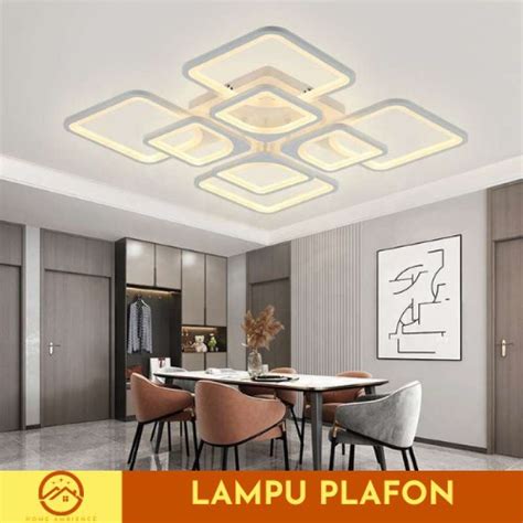 Promo Lampu Hias Plafon Rumah Led Minimalis Modern Dimmable Remot