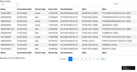 react-json-table examples - CodeSandbox