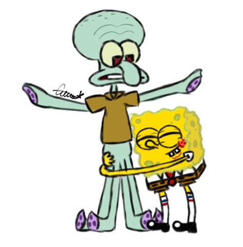 SpongeBob X Squidward Fan Art! (My art :D), 2024