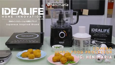 Combro Idealife Jumbo Food Processor Il Youtube