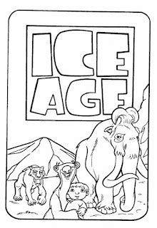 Colorir E Pintar Ice Age Desenhos A Era Do Gelo