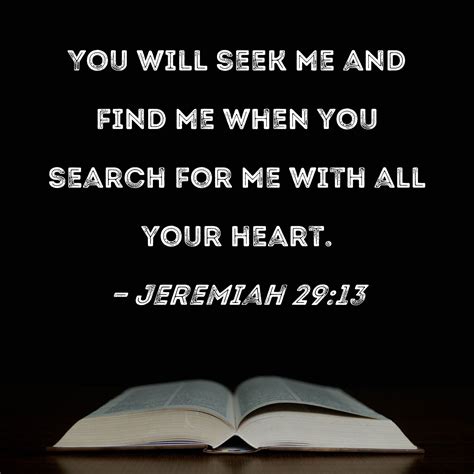 Seek Him With All Your Heart