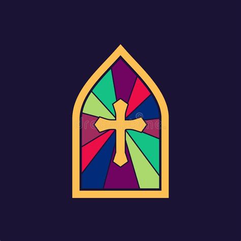 Christian Cross For Church Decoration Vector Stock Stock Vector