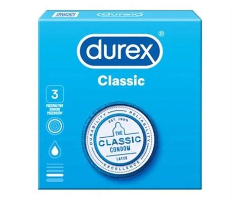 Durex Prezerwatywy Classic Condom 3 Sztuki ERLI Pl