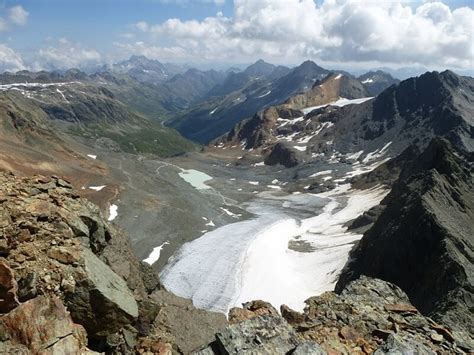 Blick Hinunter Auf Den Vadret D Agnel Fotos Hikr Org