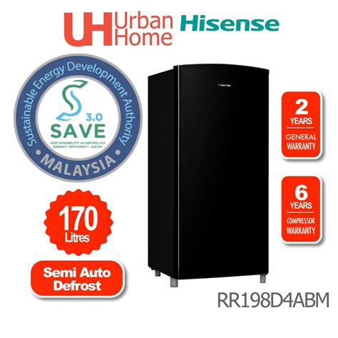 Hisense Single Door Fridge Refrigerator Black L Rr D Abm Rr