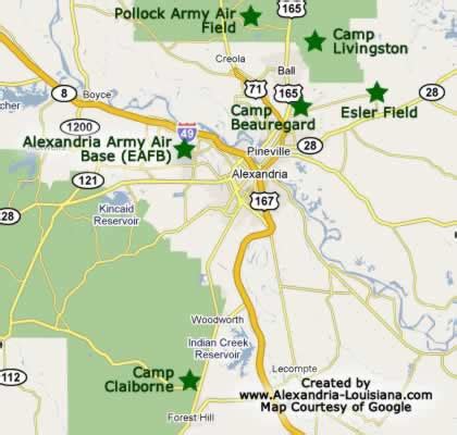 Camp Claiborne Louisiana WWII Army Camp near Alexandria Louisiana ...