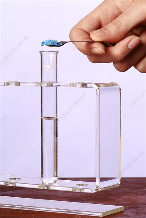 Preparing Copper Sulphate Solution Stock Image A350 0220 Science