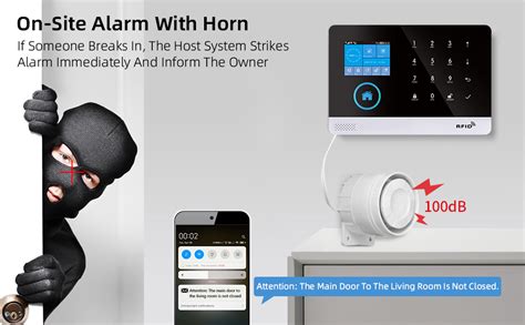 PGST WiFi GSM 4G Home Smart Alarm Security System DIY Wireless Burglar