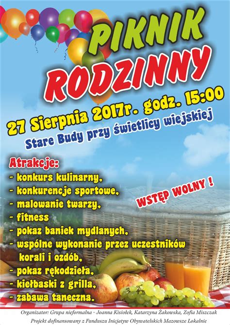 Zaproszenie Na Piknik Rodzinny POPPS