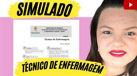 Simulado Gratuito De T Cnico De Enfermagem Para O Concurso Da Semsa