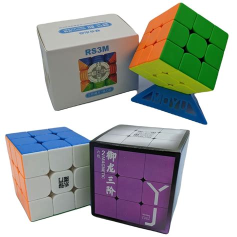 Buy Braipo Supply Dual Speed Cube Pack MoYu RS3M And YJ Yulong V2 M