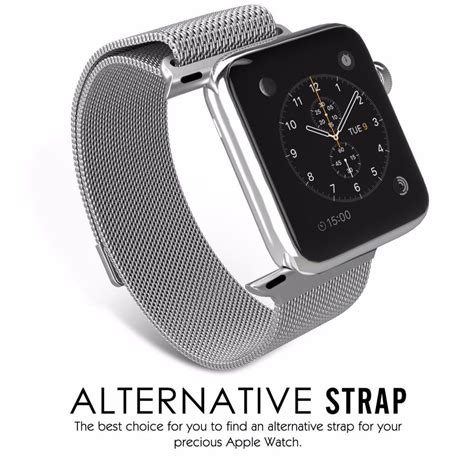 Pulseira Milanese Para Apple Watch 38 40mm Prata Jetech Submarino