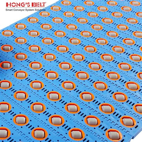 Hongsbelt Straight Modular Flat Top Belt Conveyor Belt For Tire