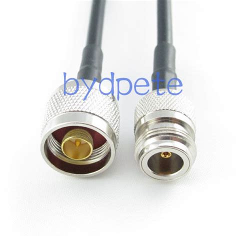 N Type Male To Female Jack Plug Rf Lmr195 Low Loss Coaxial Coax Cable 3ft 1m Ebay