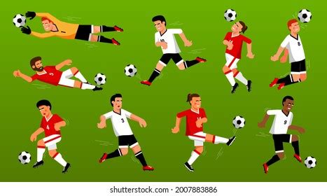 Football Match Cartoon Photos, Images & Pictures | Shutterstock