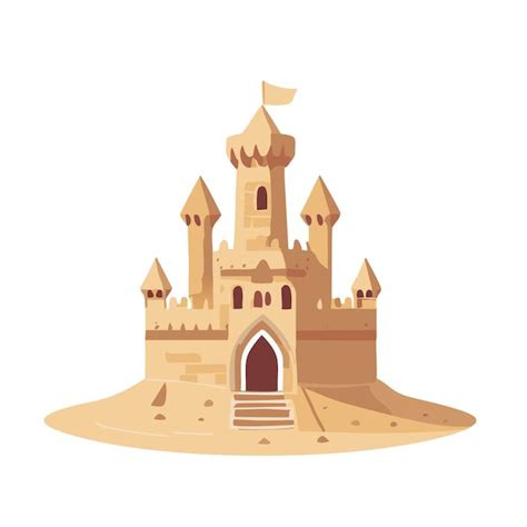 Premium Vector Vector Sand Castle