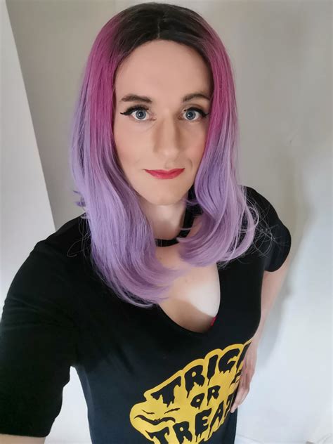 Purple Hair Don T Care 🤟 R Crossdressing