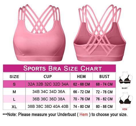 Nike Sport Bras Size Chart – iBikini.cyou