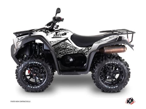 kit déco quad kymco predator blanc Kutvek