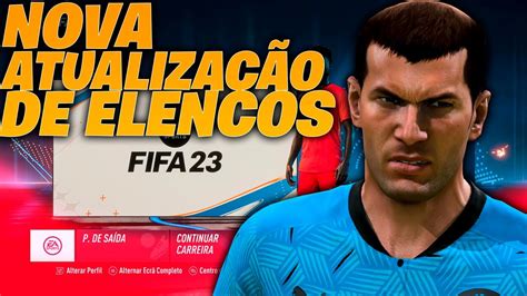 NOVA ATUALIZAÇÃO DE ELENCOS DO FIFA 23 DISPONÍVEL PARA OS CONSOLES E