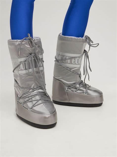 Moon Boot Icon Glance S Silver Editorialist