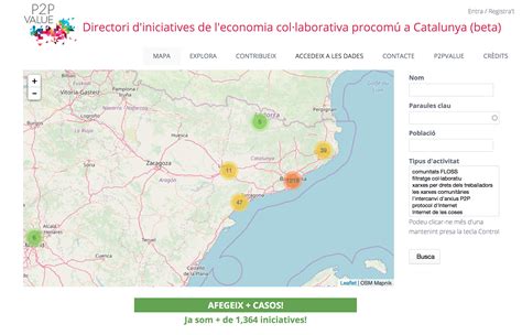 commons map  catalonia procomuns commons collaborative economies