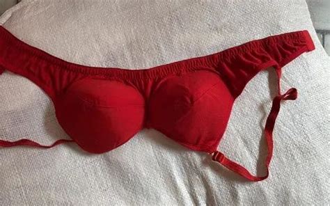 Plain Red Hosiery Padded Bra For Daily Wear Size Medium At Rs 50