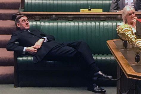 Jacob Rees Mogg Mocked In Memes After Slouching In Commons During