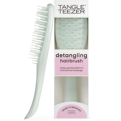 Escova Que Nao Quebra O Cabelo - Escova De Cabelo Tangle Teezer Extra Suave Anti Quebra Verde The ...