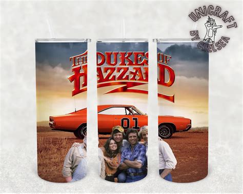 20oz Movie Dukes Of Hazzard Adult Kids Sublimation Design For Straight