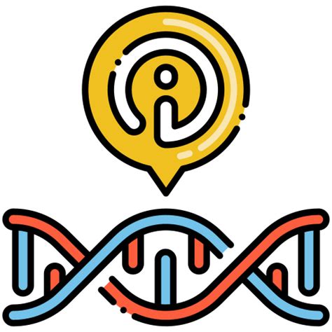 Bioinformatics Flaticons Lineal Color icon