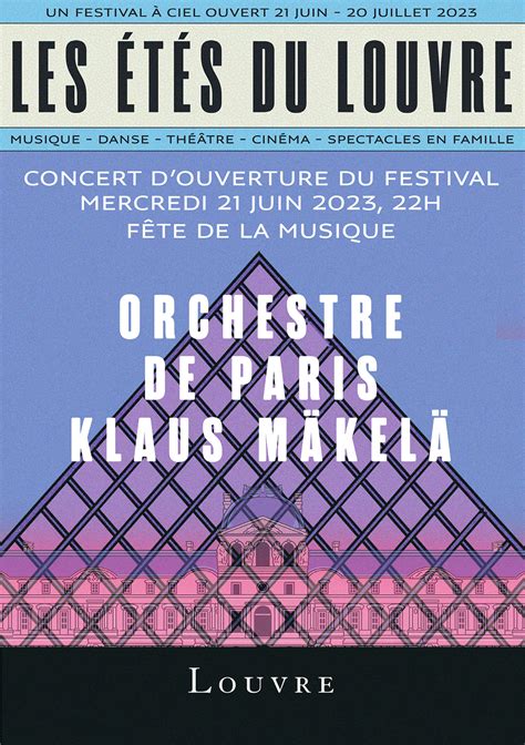 Orchestre De Paris Klaus M Kel Concert D Ouverture Des T S Du Louvre