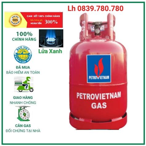 Bình Gas Xanh Ngọc Petrovietnam 12kg Tất Cả Các Quận Huyện