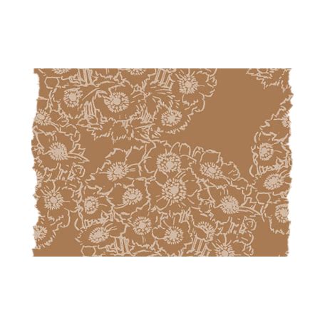 Good Life Oct 21 Washi Tape Flower Circle Brown Graphic By Marisa Lerin