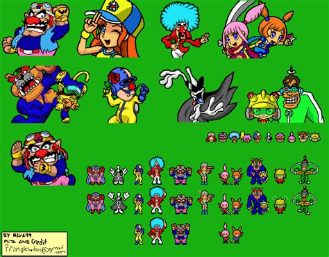 The Spriters Resource Full Sheet View Warioware Twisted Large