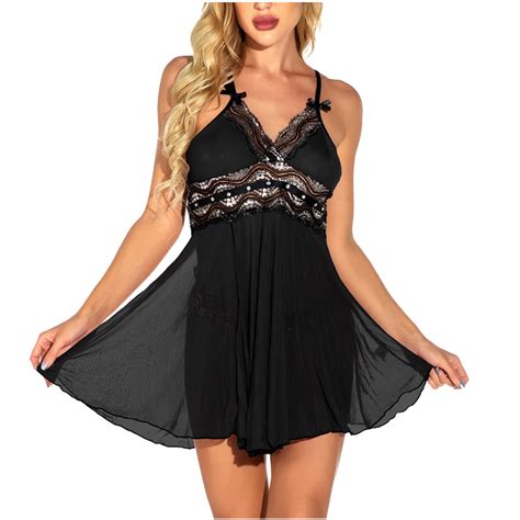 Odeerbi Women S Lingerie Dress Set Babydoll Valentine S Day Sexy Plus Size Lingerie Lace