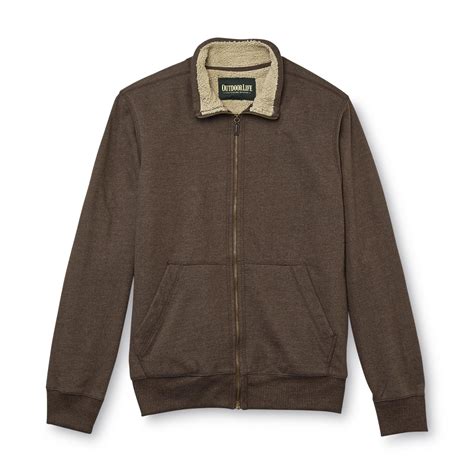 Outdoor Life Mens Sherpa Fleece Jacket Shop Your Way Online