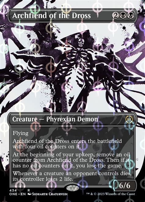 Archfiend Of The Dross Phyrexia All Will Be One Collectors Magic