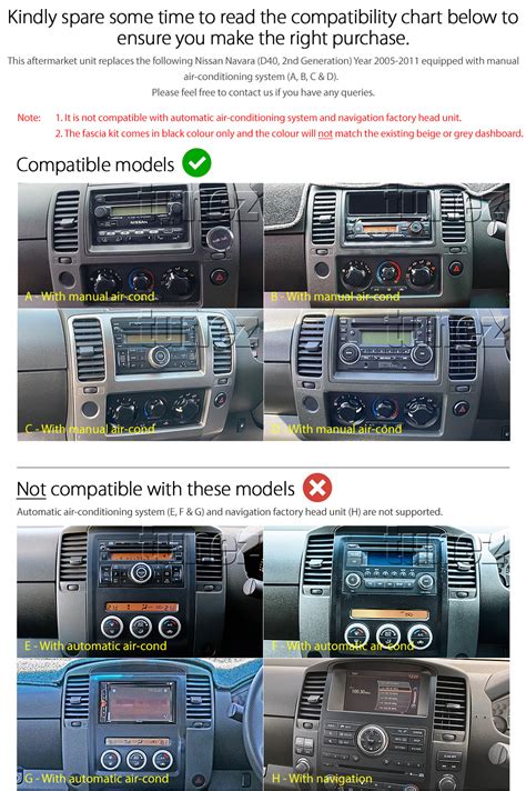 Apple CarPlay Android Auto For Nissan Navara D40 Radio Stereo MP3 ST