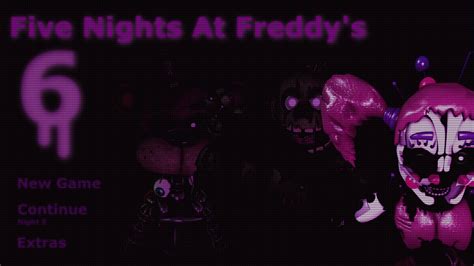 Fnaf 6 Title Screen Fanmade By Greywolfgamer On Deviantart