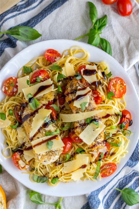 Bruschetta Chicken Pasta Wishes And Dishes